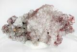 Vibrant-Red Cinnabar with Calcite - Cocineras Mine #212754-1